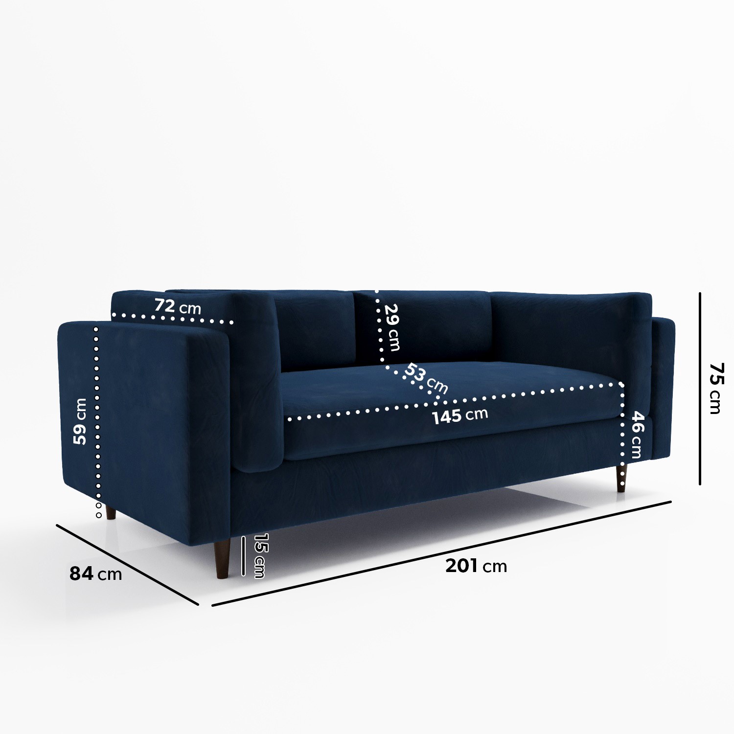 3 seater sofa store in a box